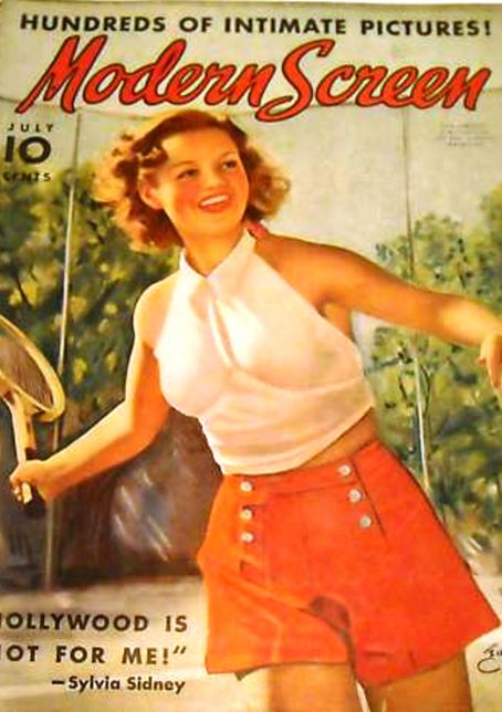MODERN SCREEN magazine cover Issue 92 July 1938
